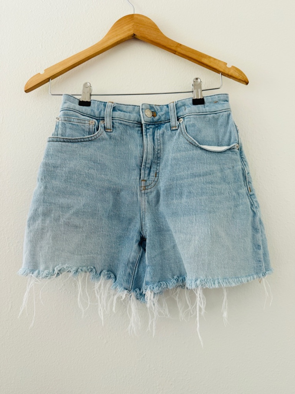 Madewell The Curvy Perfect Mid Length Vintage Jean Short in Fitzgerald Wash